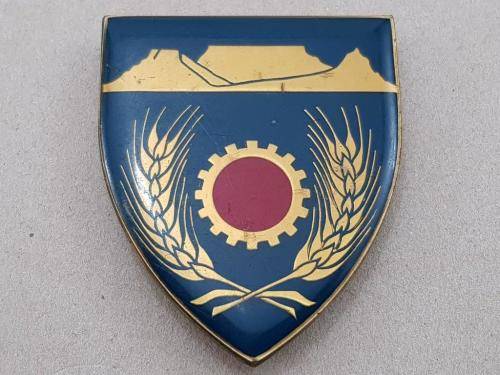 Western Province Command Maintenance Unit Shoulder Flash. Pins Intact.