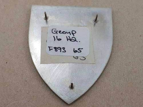 Group 16 HQ Shoulder Flash. Pins Intact.