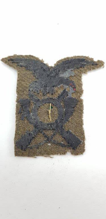 Italian WWII Alpini Infantry Cap Badge. Moth Holes.