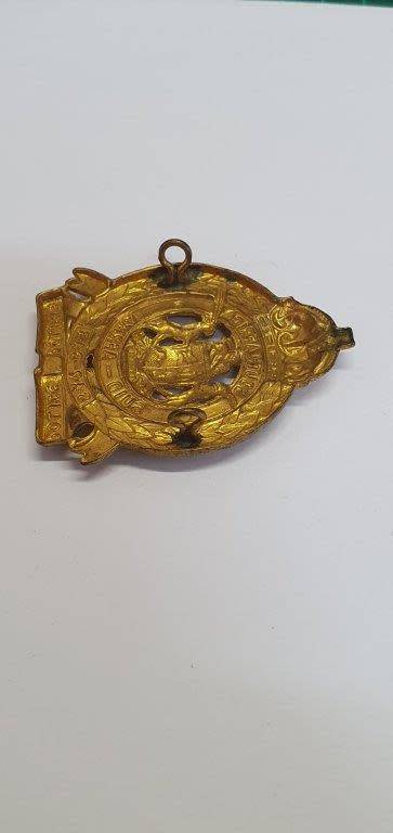 South African Railways Police Cap Badge. Owen 1973.