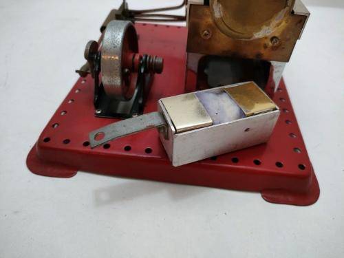 Mamod Steam engine toy with two Hammer accesories.