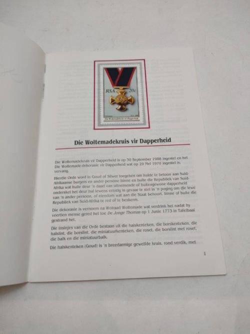 Medal booklet