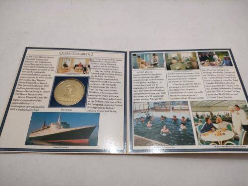 Union Castle line The Legend of Queen Elizabeth II coin.