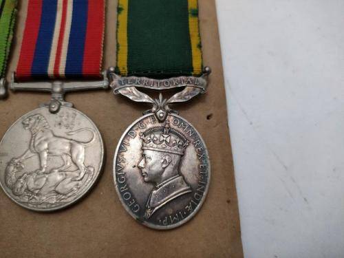 Full Size WWII British group with Efficiency medal to 7895657 Cpl. A.H. Crimmins Royal Tanks.
