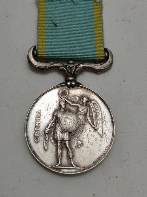 Full Size British Crimea medal. Unnamed as issued, no bar.