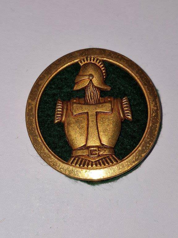 French Signals regiment cap/beret badge.