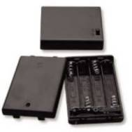 Battery Holder 4xAAA with cover