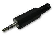 2.5mm Stereo Male Plug Plastic