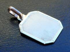 STERLING SILVER DISC,ALSO FOR ENGRAVING SUITABLE.