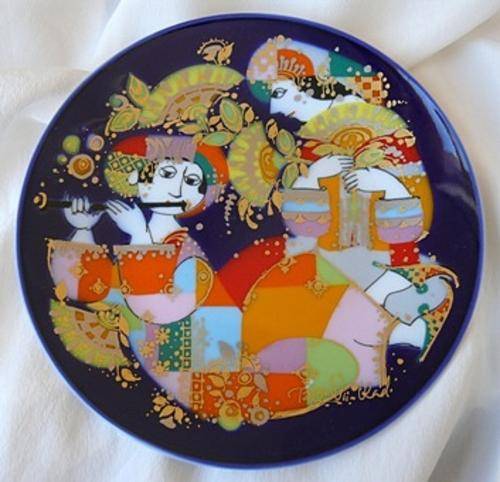 COLLECTABLE PLATE.ROSENTHAL."studio-line"DESIGN BJOERN WINBLAD