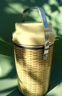 ORIGINAL THERMOS FLASK, LONDON, IN EXC.CONDITION.RETRO.