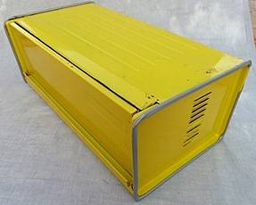 VINTAGE ENAMEL STORAGE CONTAINER FOR BREAD,OR FOR WHATSEVER IN THE HOUSE