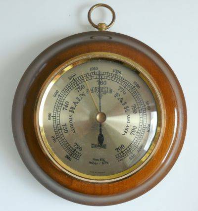 BAROMETER;MADE IN GERMANY;DIAMETER 13cm