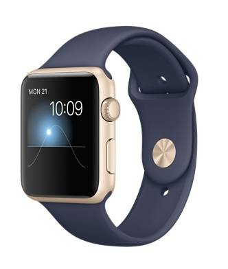 Apple Watch Strap 42mm by Zonabel (M/L) - Navy Blue