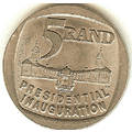 +++ 1994 innaguration R5 coin in a nice condition for sale+++ R1 start