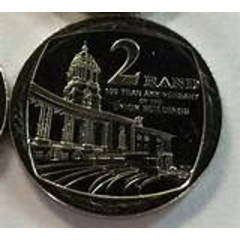 2014 PARLIAMENT UNC TWO RAND COIN AT R1 start
