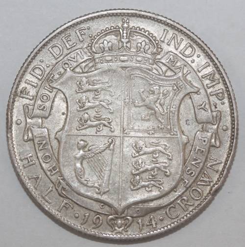 1914 British Half Crown (George V)