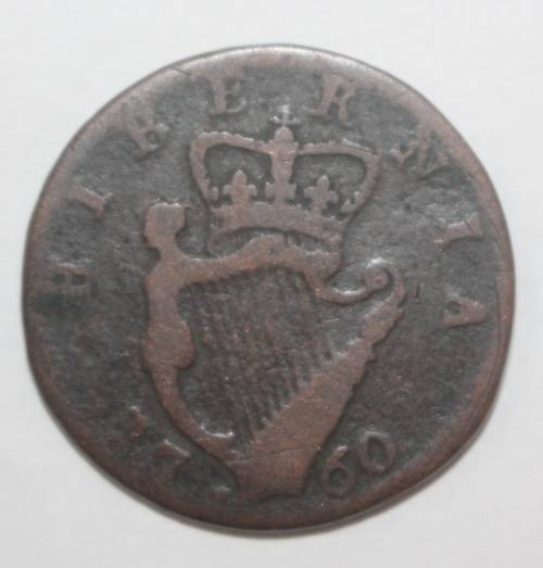 1760 Hibernia Farthing (George II)