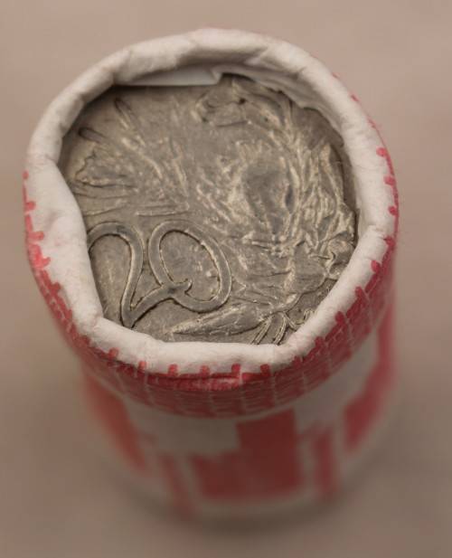TRUST BANK ROLL of Uncirculated 20 cents