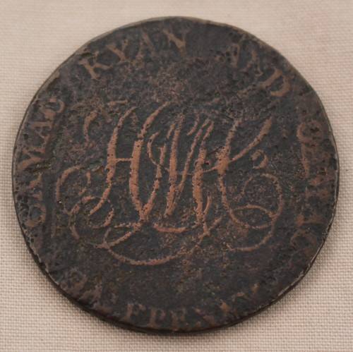 Rare 1792 Irish Token - Dublin