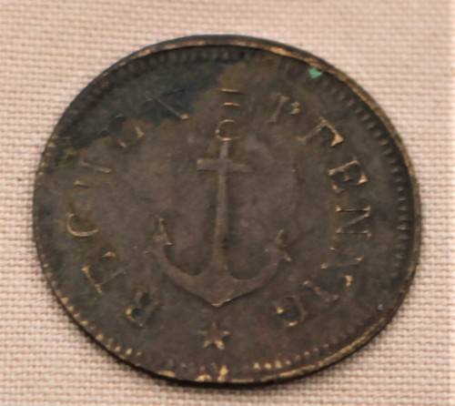 Very Rare 1 Rechenpfennig ( Anchor ) German States