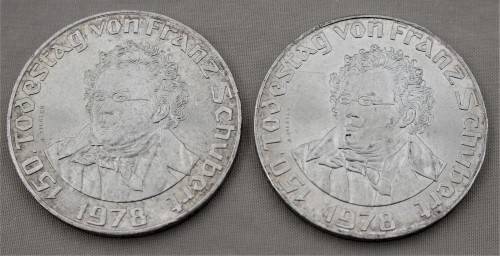 X2, 50 Schillings - Republic of Austria ( silver coin)( Bid per coin to take both)