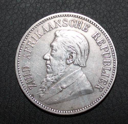 1892 Silver Single Shaft 5 Shillings -  Very rare in such lovely condition