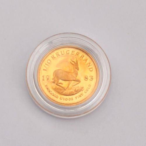 1983 1/10th Krugerrand in Capsule