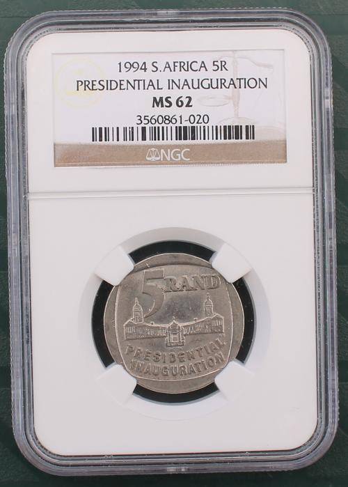 1994 R5 Presidential Inauguration NGC Graded MS62