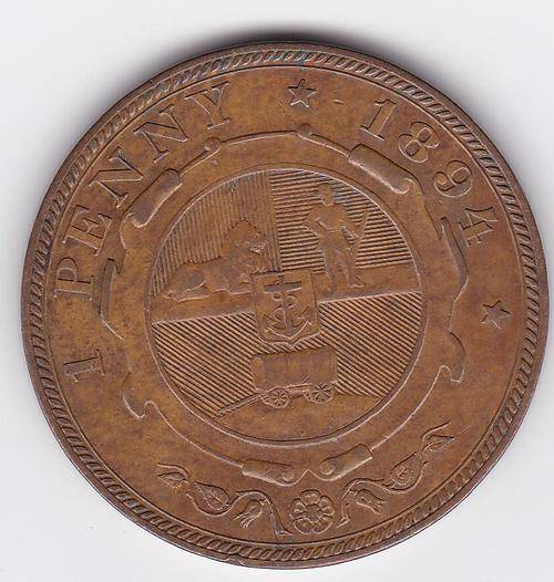 1894 ZAR Penny