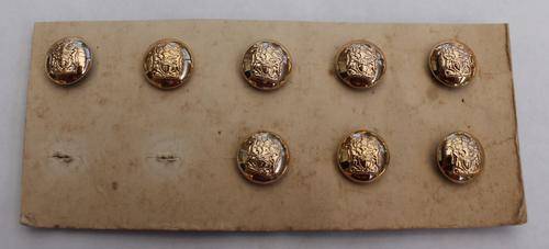 Rhodesian Military Buttons Measures 14mm **Bid per Lot of 8**