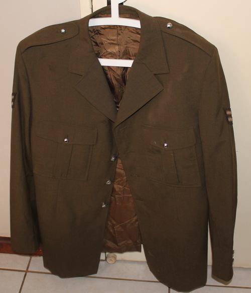 SADF Jacket with Rank Insignia