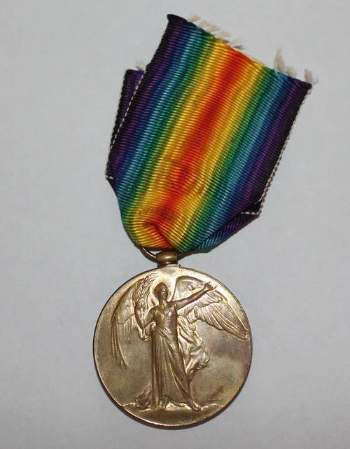 World War 1 Victory Medal awarded to Dvr. P. Roffino R.A.