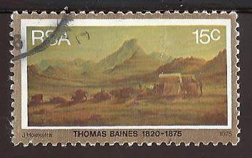 1975 SOUTH AFRICA THE 100TH ANNIVERSARY OF THE DEATH OF THOMAS BAINES
