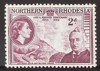 1953 NORTHERN RHODESIA CECIL RHODES