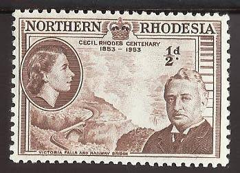 1953 NORTHERN RHODESIA CECIL RHODES
