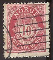 1910 NORWAY POSTHORN