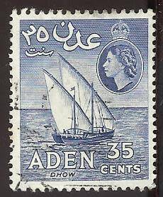 1953-59 ADEN NEW DAILY STAMPS