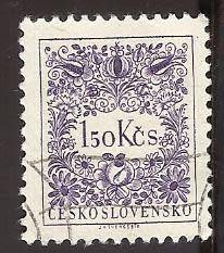 1954 CZECHOSLOVAKIA NUMERAL