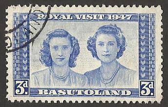 1947 BASUTOLAND MARGARET AND QUEEN ELIZABETH