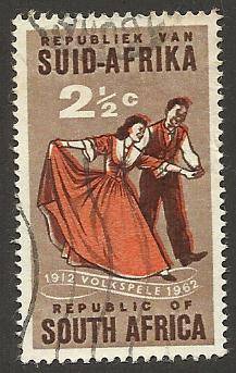 1962 SOUTH AFRICA FOLK DANCERS