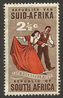 1962 SOUTH AFRICA FOLK DANCERS