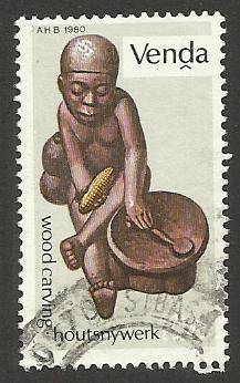 1980 VENDA WOOD CARVING