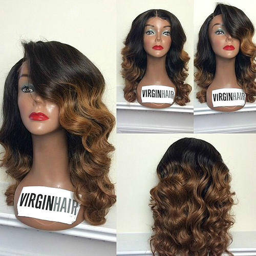 Ombre Body Wave Brazilian Full Lace Wigs