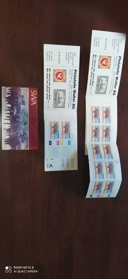3 SWA Stamp booklets
