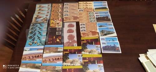 31 postcard sets and 11 singles. Please read description