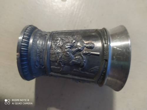 Set of 6 Wmr Sinn Pewter shot glasses
