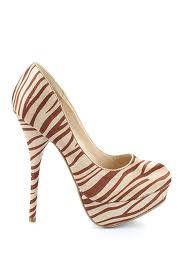 Sale- Gorgeous ZEBRA print heels size 3.5