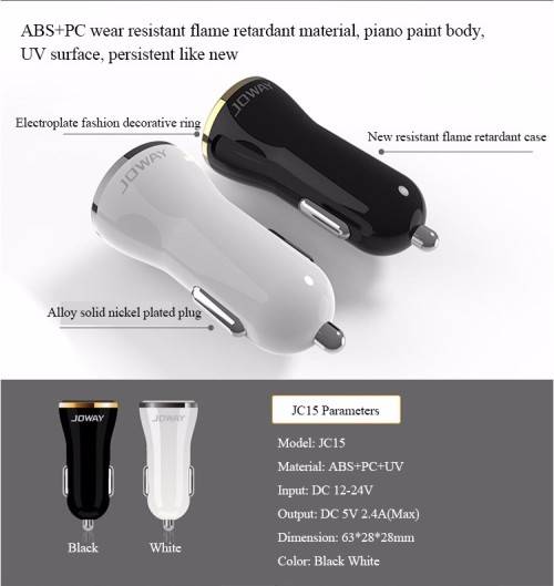 USB Car Charger (2 Colours)  ***FREE SHIPPING***