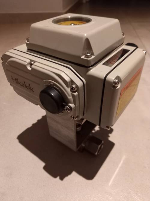 Hikelok 1/2` motorized electric ball valve (4-20 mA)
